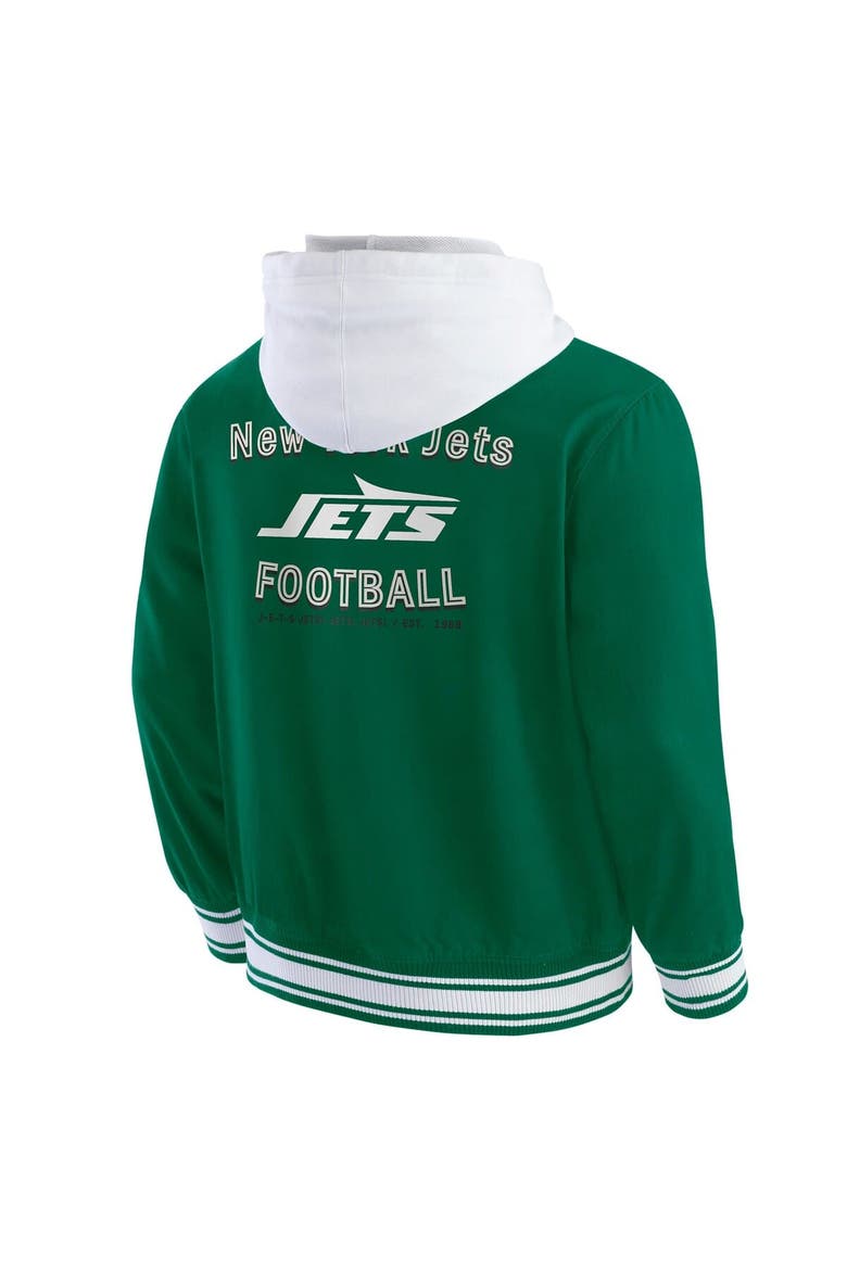 Men's Darius Rucker Collection by Fanatics Green New York Jets Full-Snap Hoodie Jacket, Alternate, color, Green