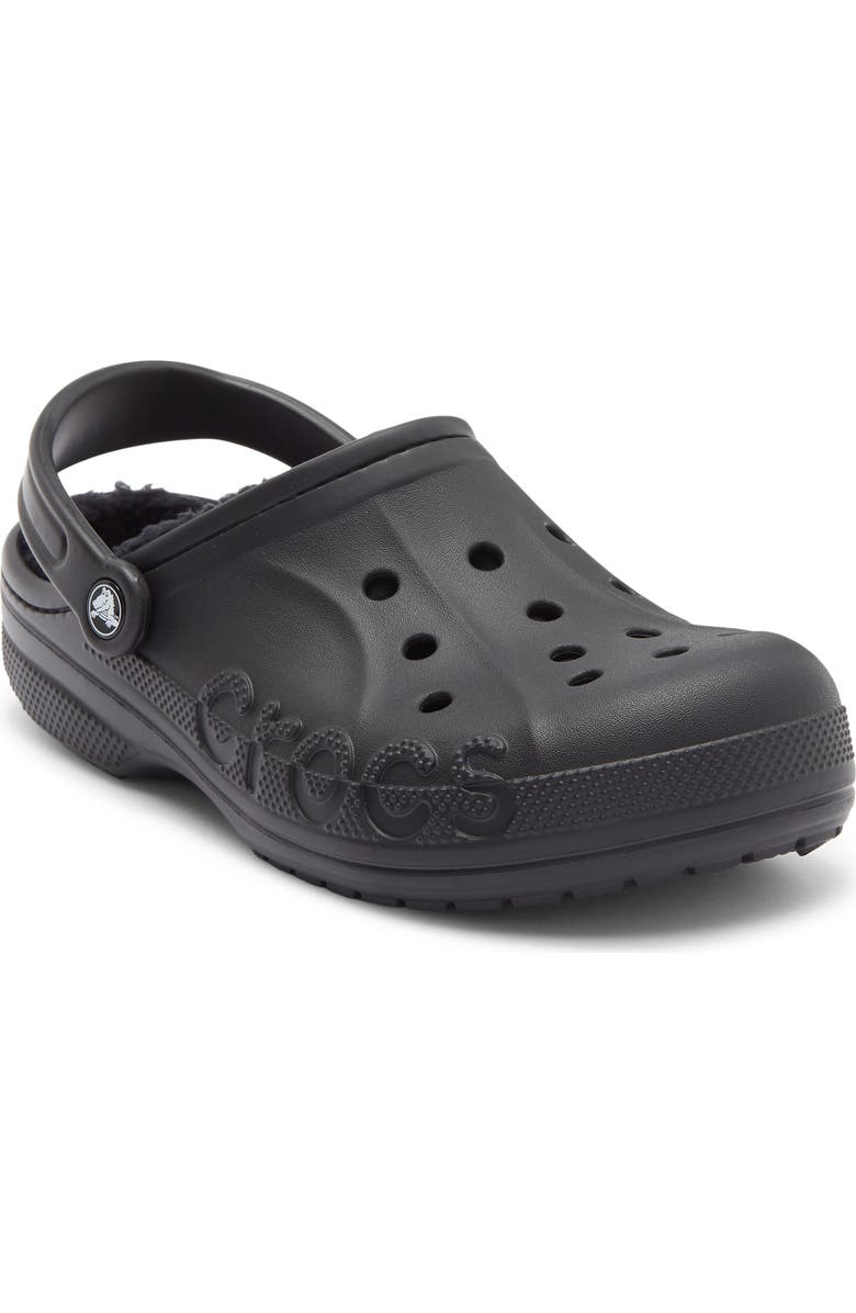 CROCS Baya Faux Fur Lined Clog, Main, color,