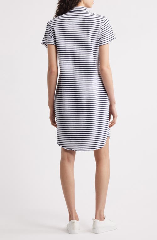 Frank & Eileen Lauren Stripe Cotton Polo Dress