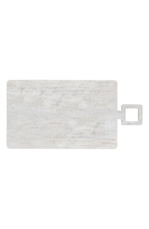Square Handle Mango Wood Serving Board