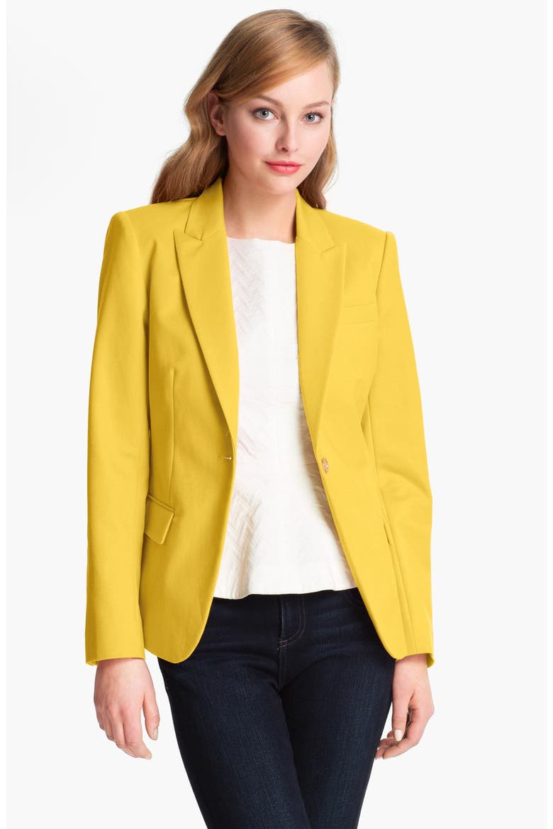 One Button Blazer, Main, color, LEMONADE