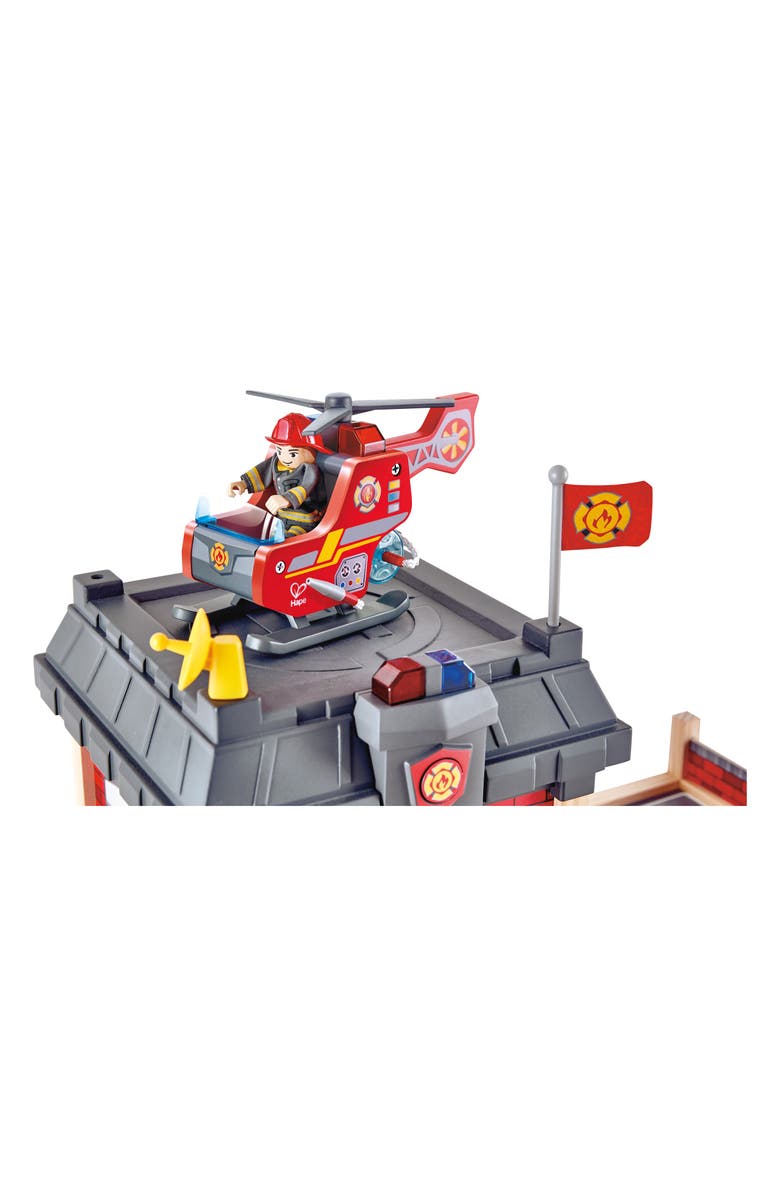 Hape Fire Station, Alternate, color, Red