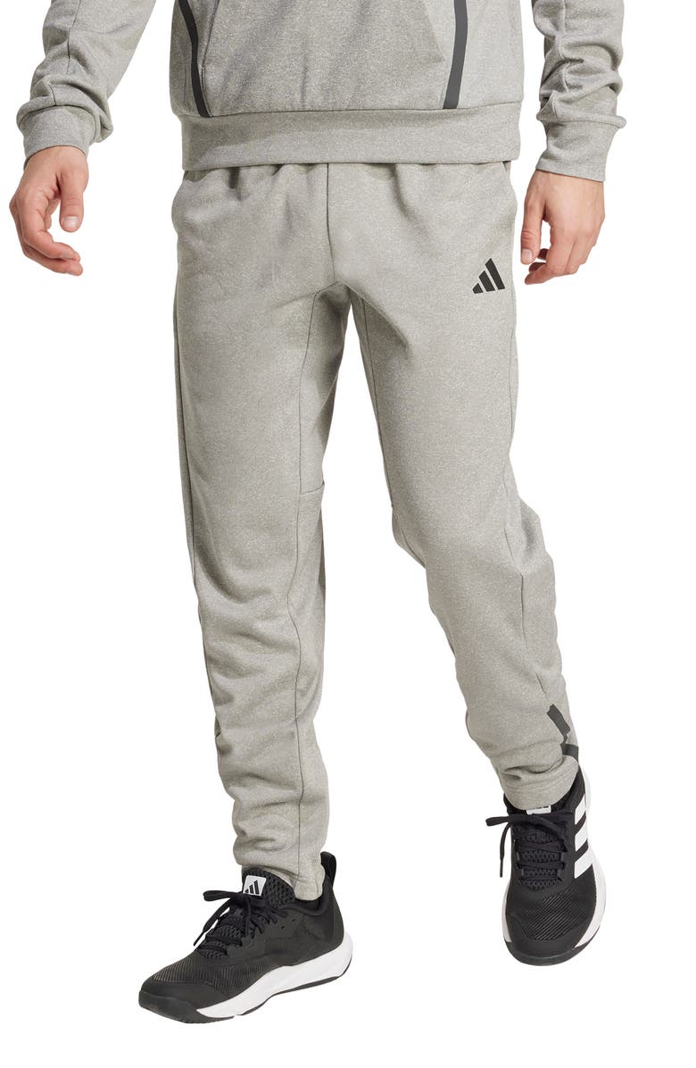 adidas Game and Go Training 3 Bar Pants, Main, color, Medium Grey Heather