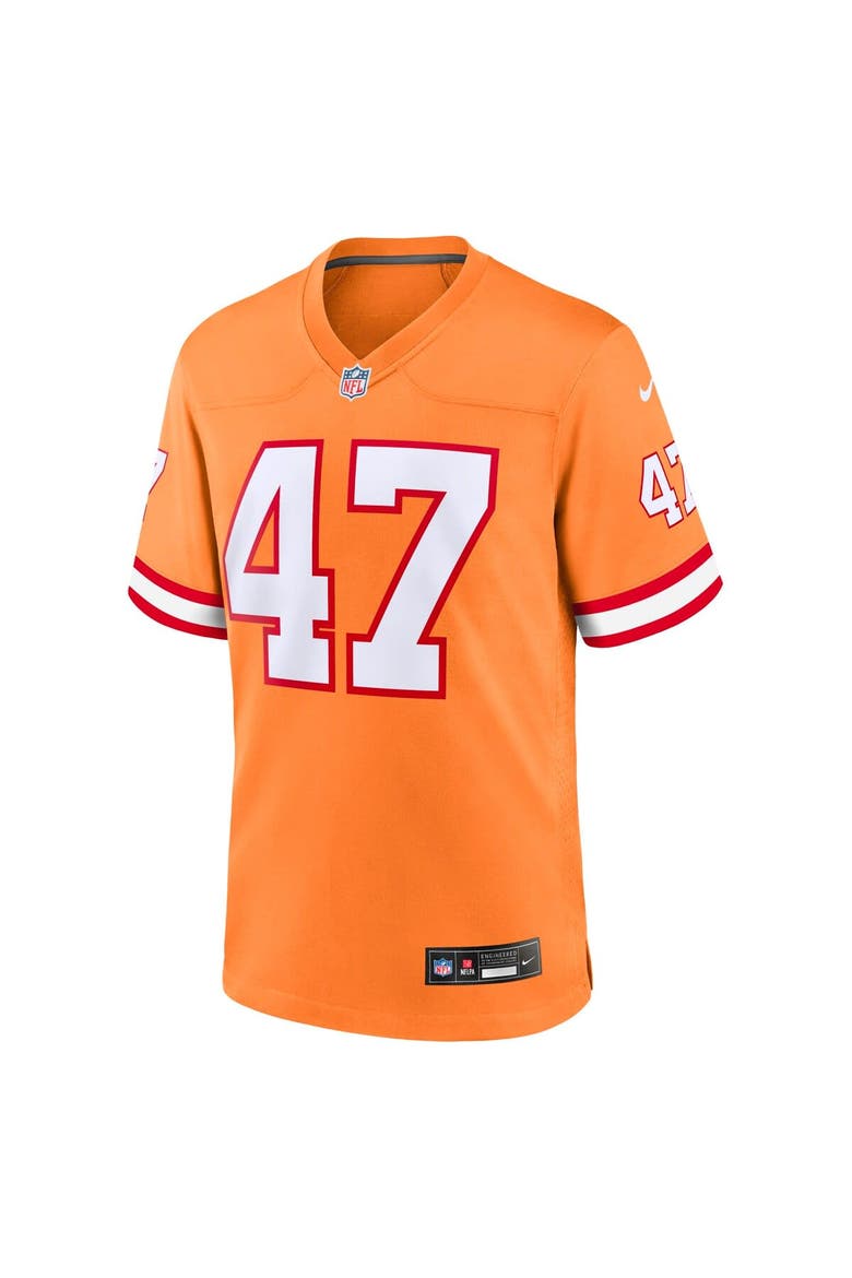 Youth Nike John Lynch Orange Tampa Bay Buccaneers Retired Player Game Jersey, Alternate, color, Orange