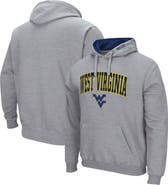 COLOSSEUM Men's Colosseum Heather Gray West Virginia Mountaineers Arch & Logo 3.0 Pullover Hoodie