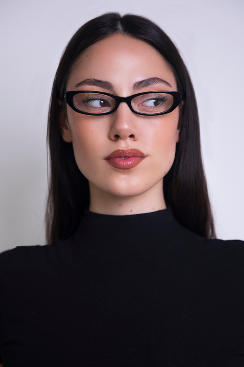 Indy Gisele Blue Light Glasses In Black