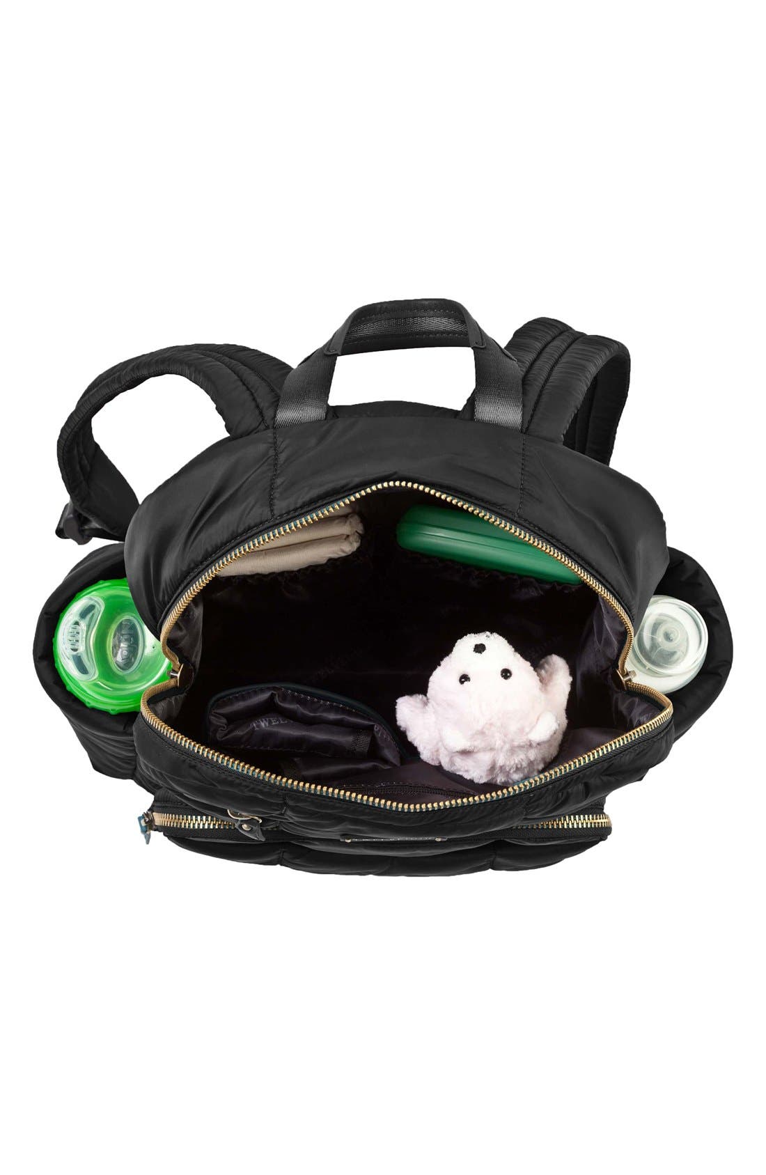 TWELVElittle 'Companion Backpack' Quilted Nylon Diaper Bag, Alternate, color, 