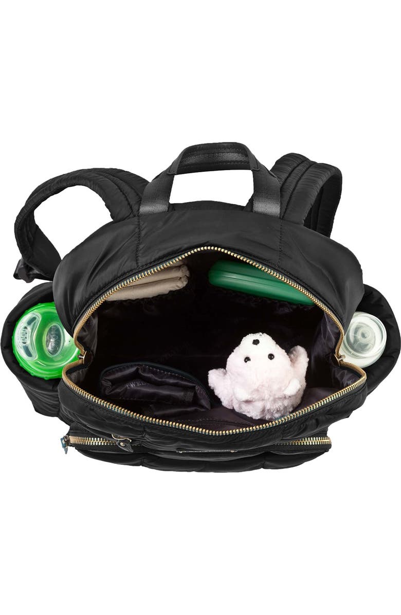 TWELVElittle 'Companion Backpack' Quilted Nylon Diaper Bag, Alternate, color,