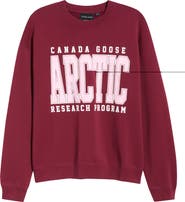 Canada Goose Wander Arctic Research Graphic Organic Cotton Sweatshirt