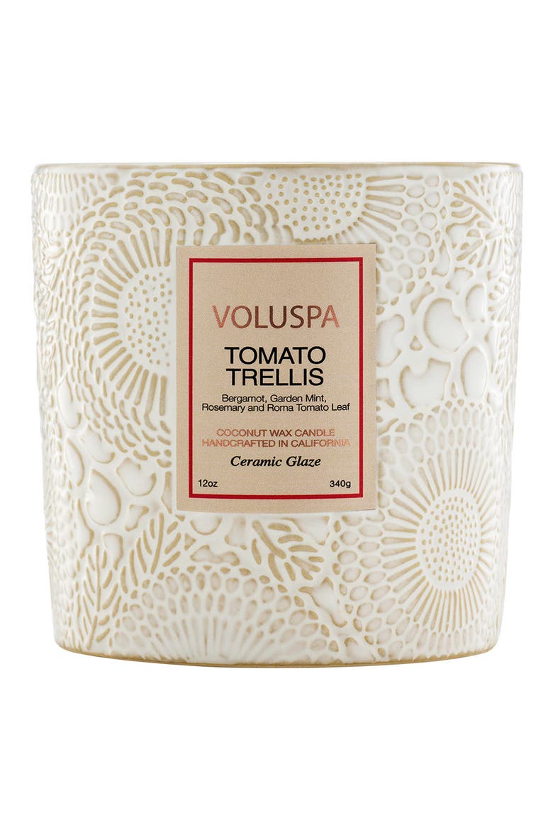 Tomato Trellis Luxe Classic Candle, Alternate, color, TOMATO TRELLIS