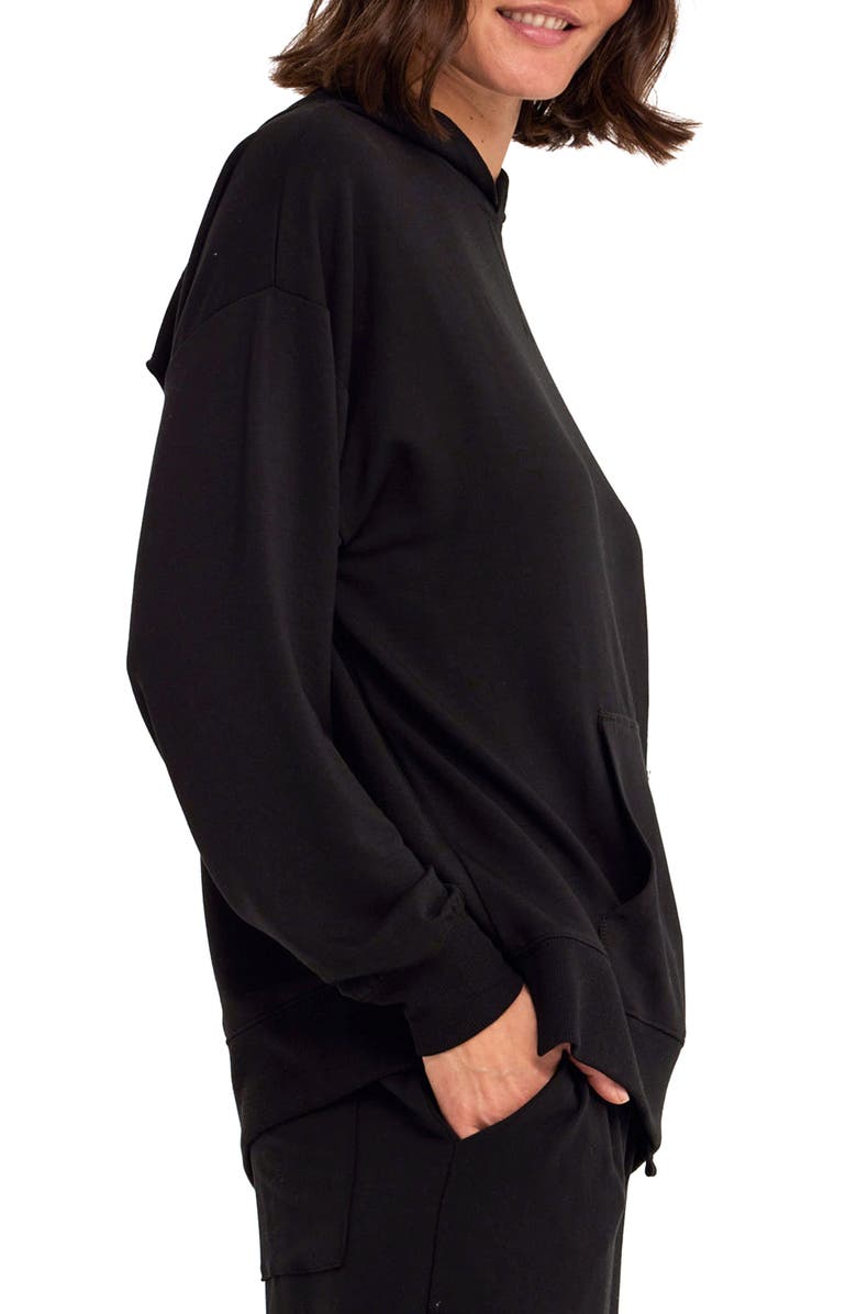 Threads 4 Thought Sylvie Terry Pullover Hoodie, Alternate, color, Black