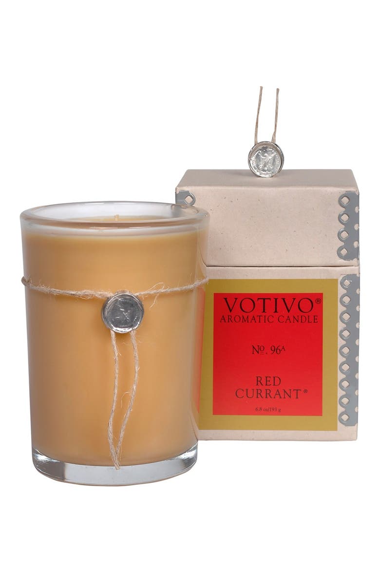'Soziety' Soy Wax Candle, Main, color, RED CURRANT
