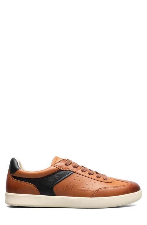 Florsheim Pace T-toe Low Top Leather Sneaker In Brown