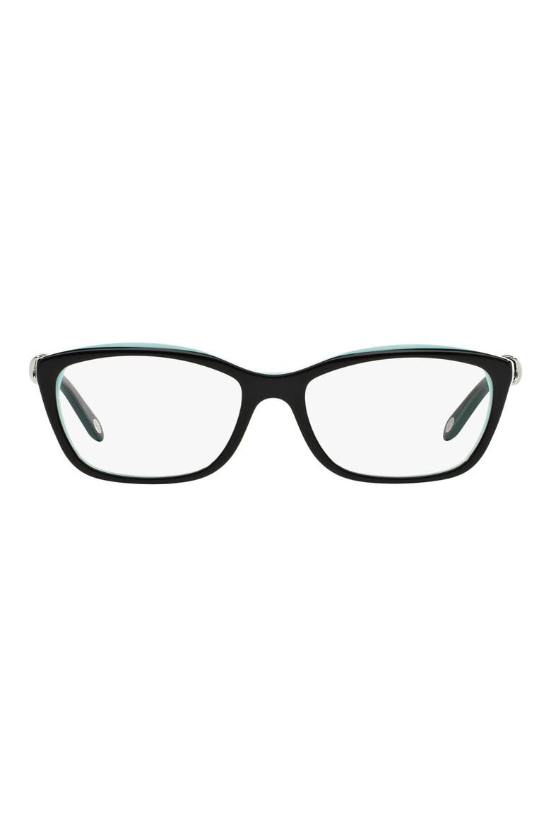 54mm Cat Eye Optical Glasses, Main, color, TOP BLACK/ BLUE