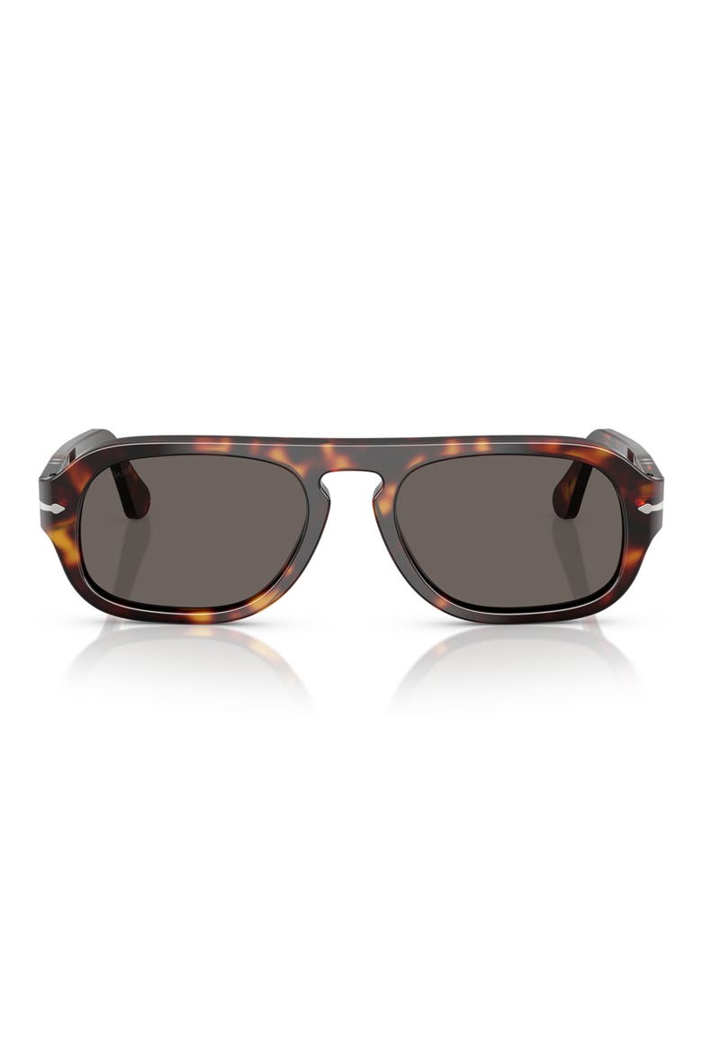 54mm Pilot Sunglasses, Main, color, HAVANA / DARK GREY