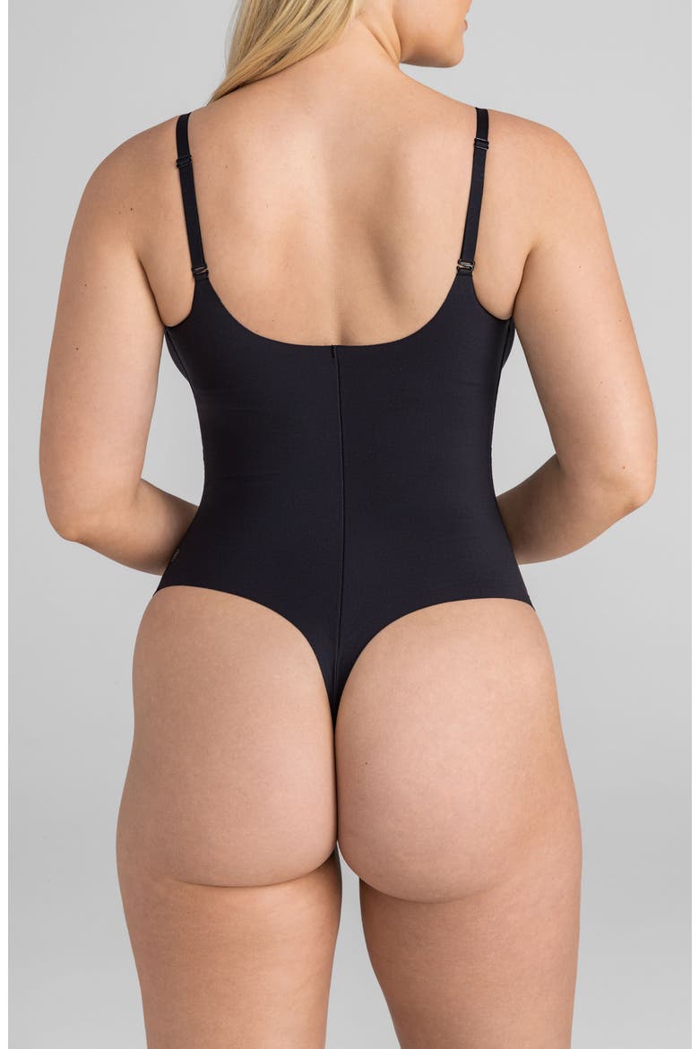 Cami Thong Bodysuit, Alternate, color, VAMP