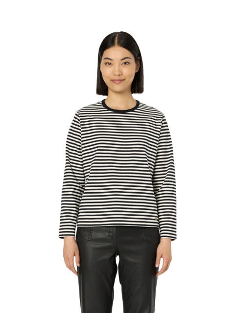 Hulia Long Sleeve Crew Neck Top