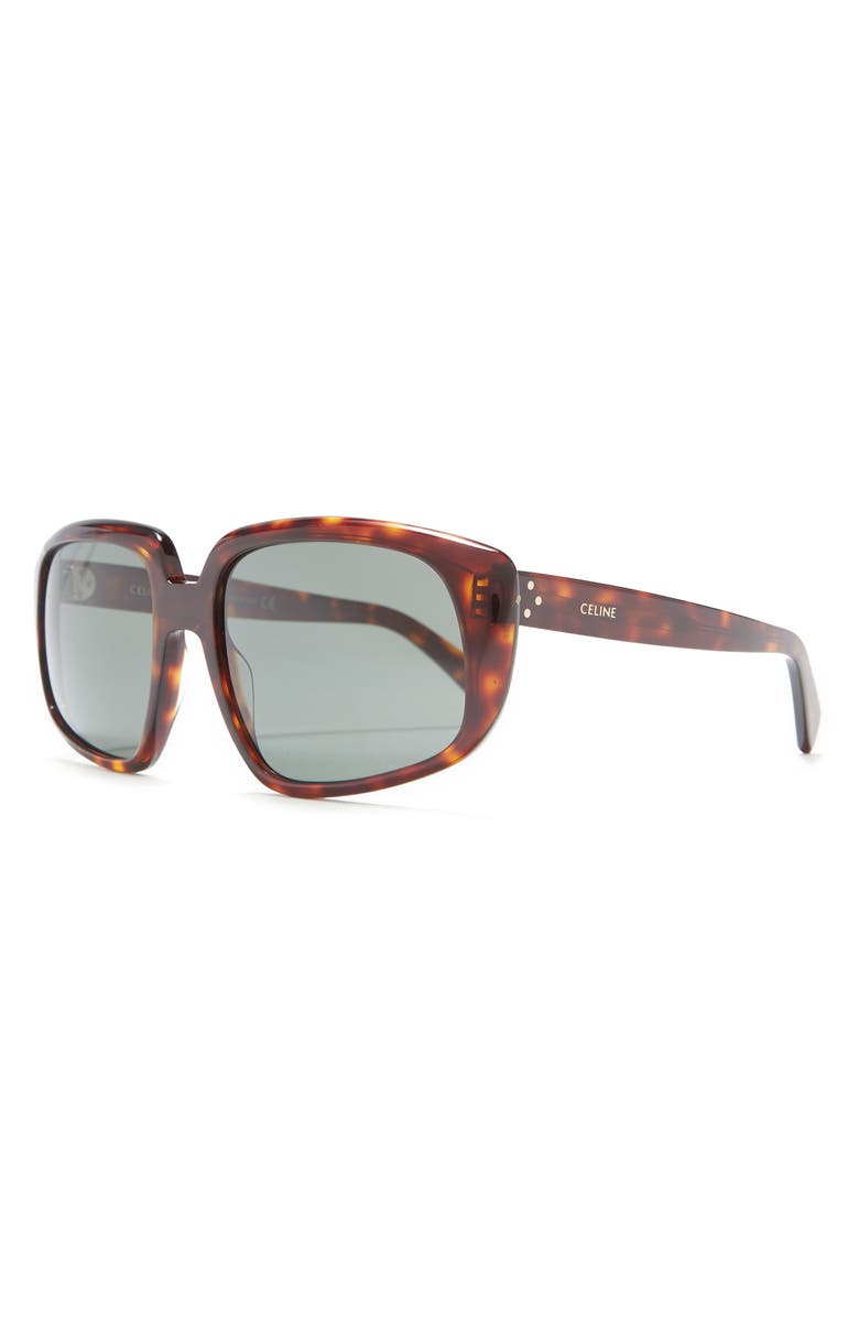 CELINE 60mm Square Sunglasses, Alternate, color,