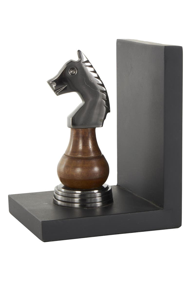 SONOMA SAGE HOME Chess Board Set of 2 Metal Bookends, Alternate, color,