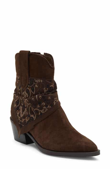 Mahari Leather Bootie