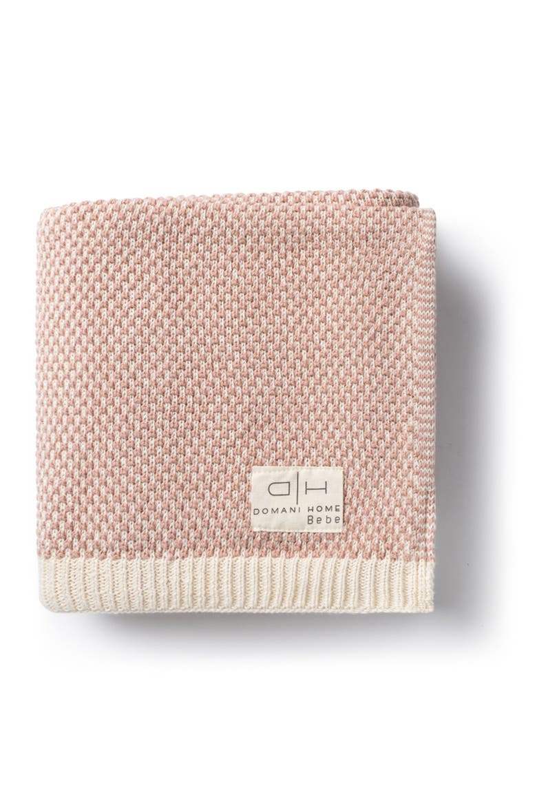 Brunello Baby Blanket, Main, color, ROSE BLUSH