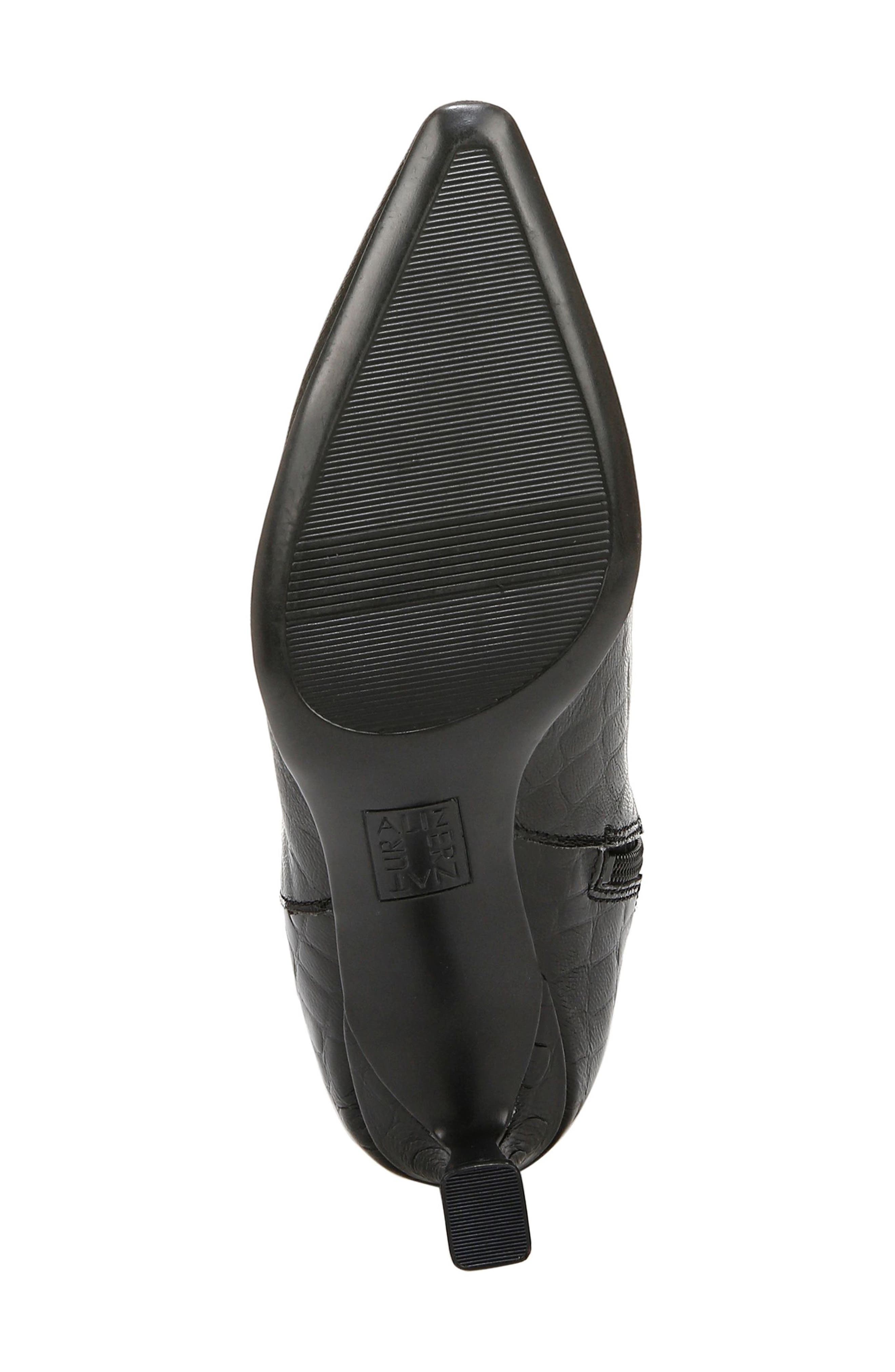 Naturalizer Deesha Pointed Toe Knee High Kitten Heel Boot, Alternate, color, Black