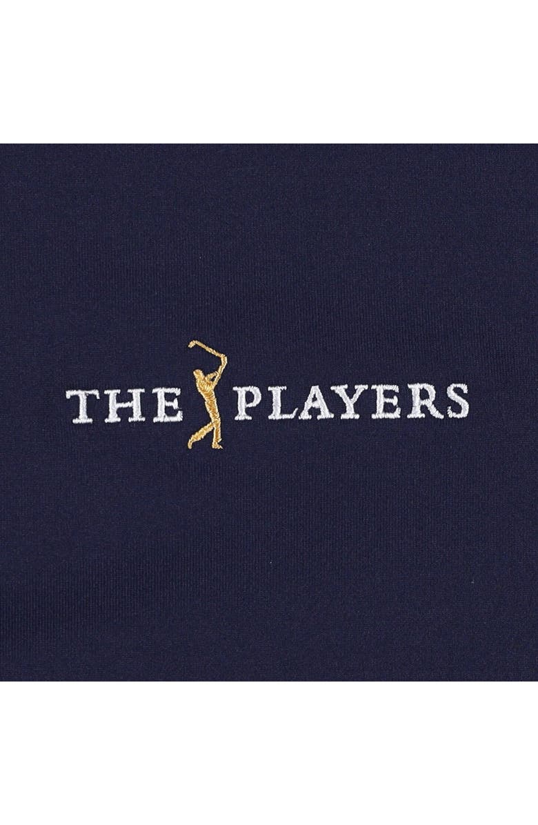 FOOTJOY Men's FootJoy Navy THE PLAYERS Camo Color Block Raglan Midlayer Quarter-Zip Top, Alternate, color, 