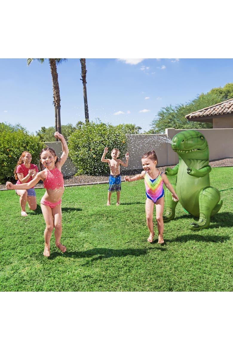 Inflatable Dinomite Sprinkler, Alternate, color, Green
