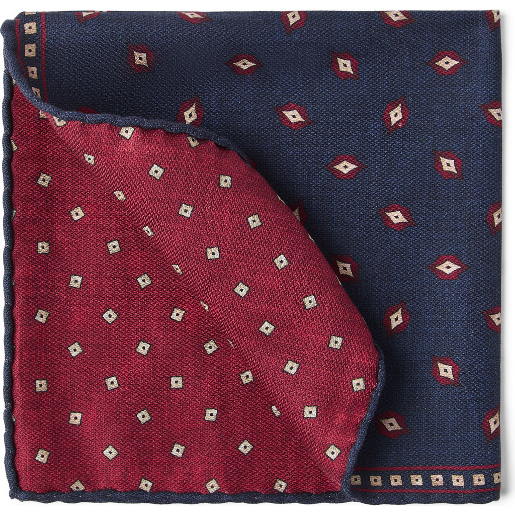 Brunello Cucinelli Pocket Square With Pattern