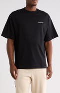 OFF WHITE Skate Fit Tape Arrow Cotton T-Shirt