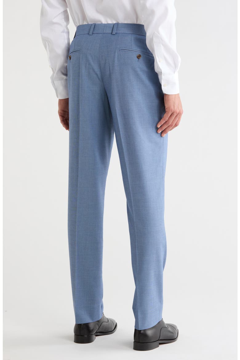 Trim Fit Trousers, Alternate, color, LIGHT BLUE TEXTURE