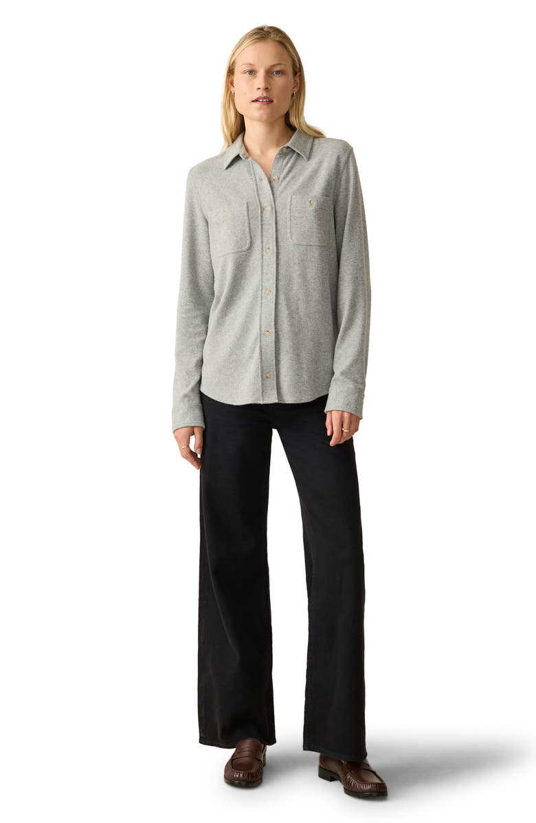 Faherty Legend<sup>™</sup> Sweater Shirt, Alternate, color, Fossil Grey Twill