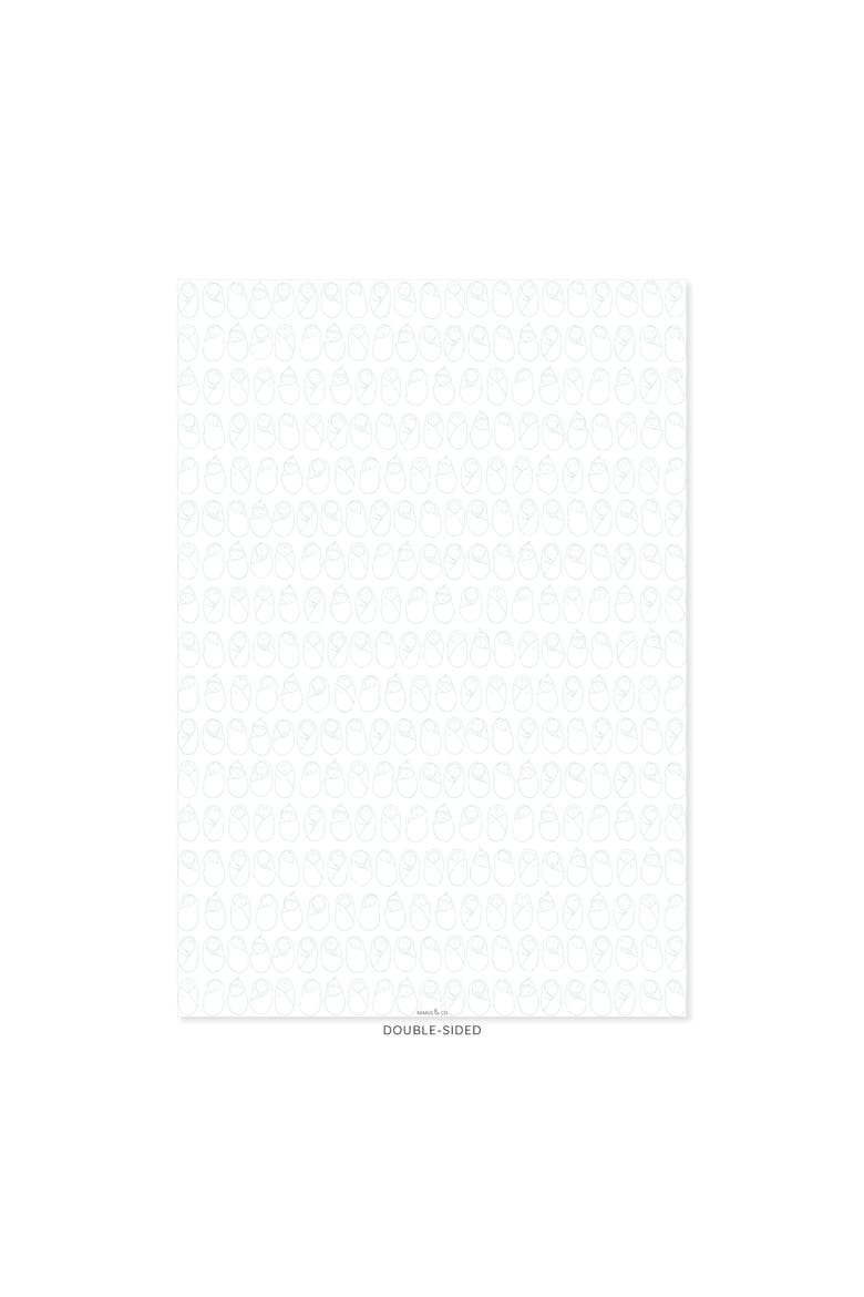 Eight Sheets Two-Sided "Babies" Heavyweight Gift Wrap, Alternate, color, Multicolored