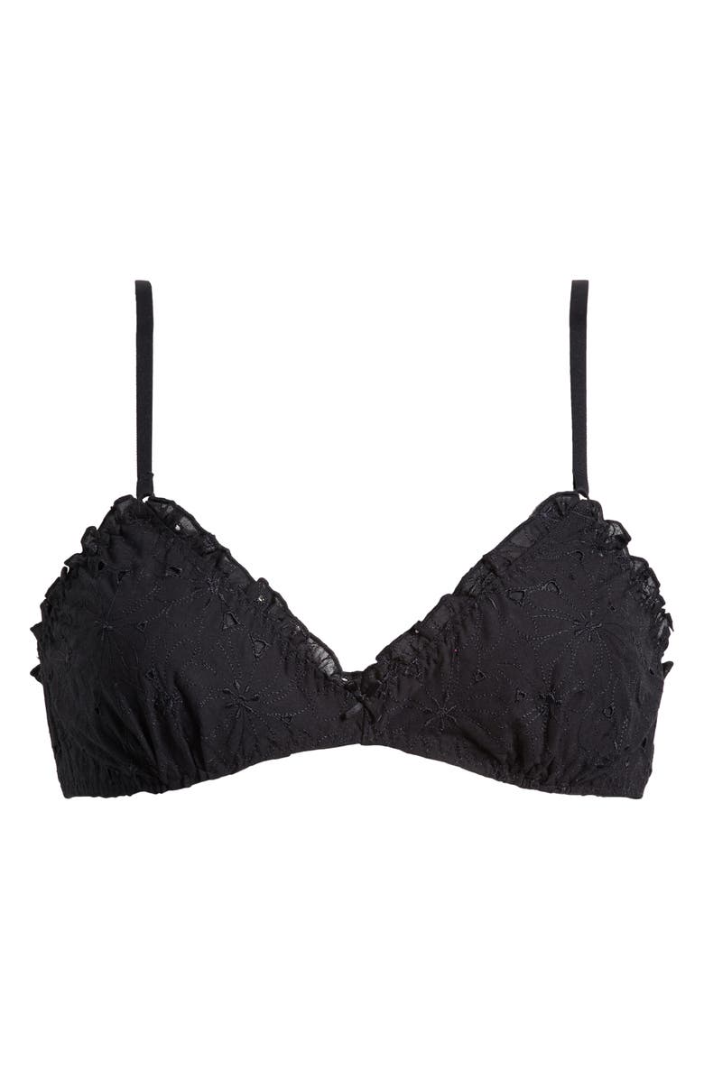 Florence by Mills Eyelet Cotton Bralette, Alternate, color, 