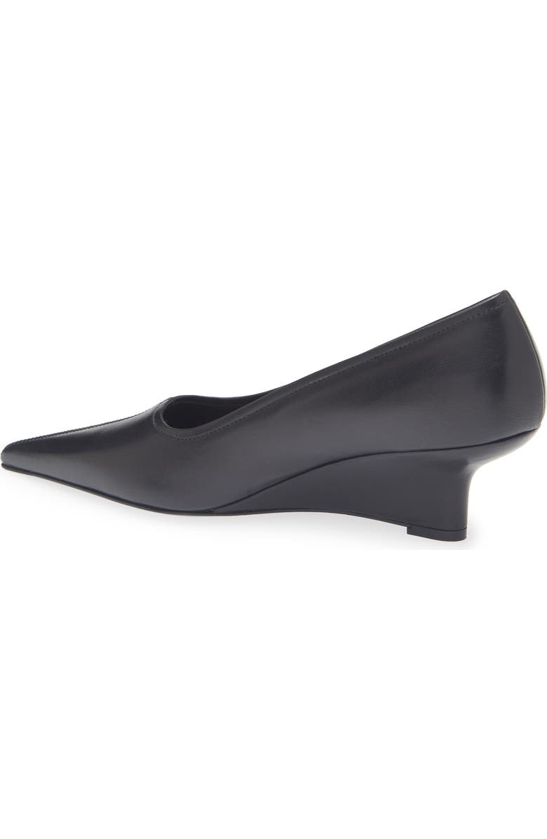 TOTEME Pointed Toe Wedge Pump, Alternate, color, Black