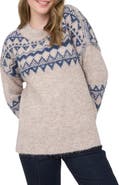 Blu Pepper Fair Isle Crewneck Sweater