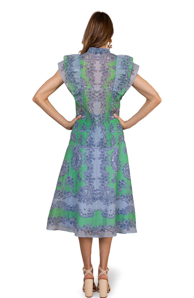 Hale Bob Caitriona Linen Organza Top, Alternate, color,