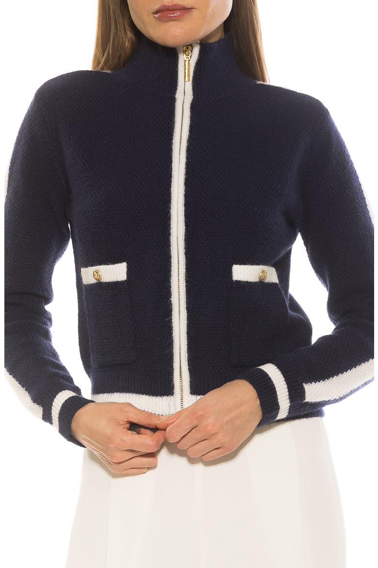 Dewey Knit Jacket, Main, color, NAVY
