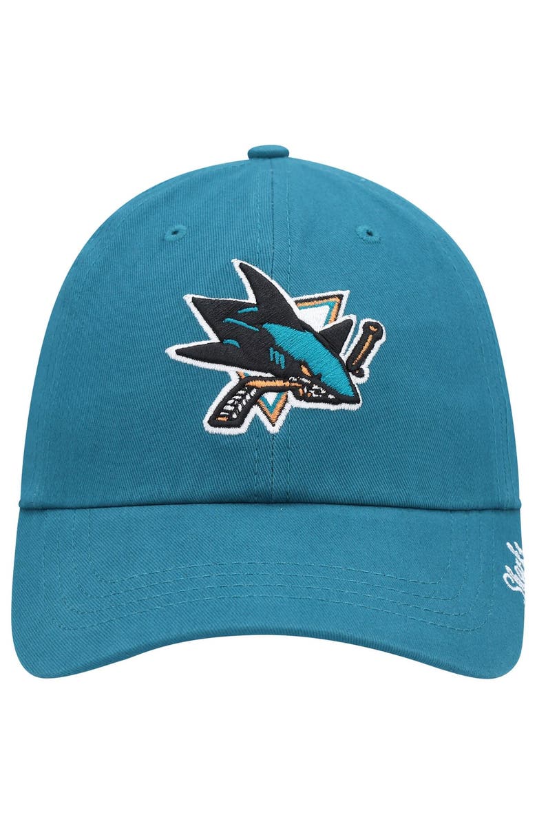 '47 Women's '47 Teal San Jose Sharks Team Miata Clean Up Adjustable Hat, Alternate, color, Teal