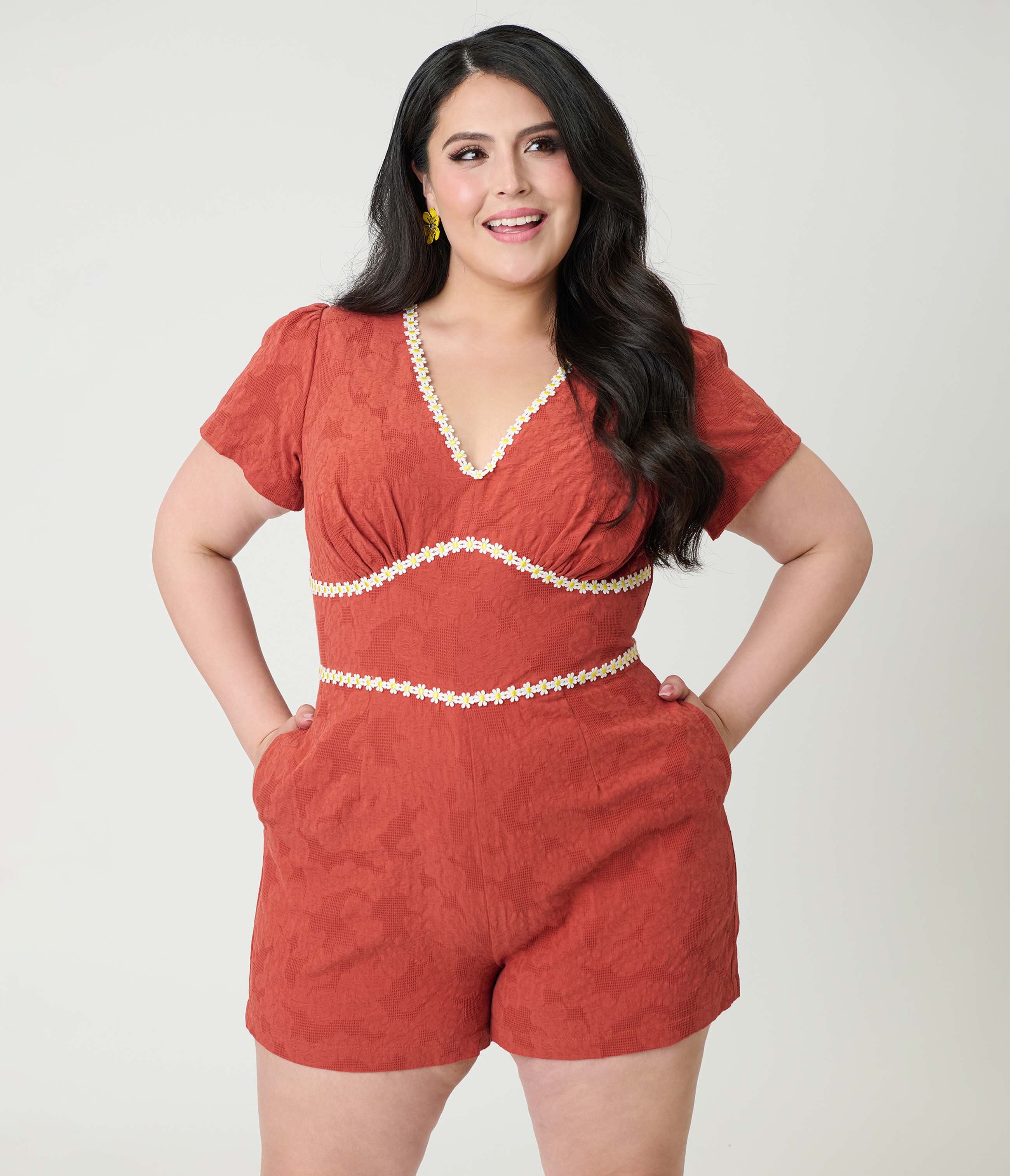 selected Rust Floral Print
