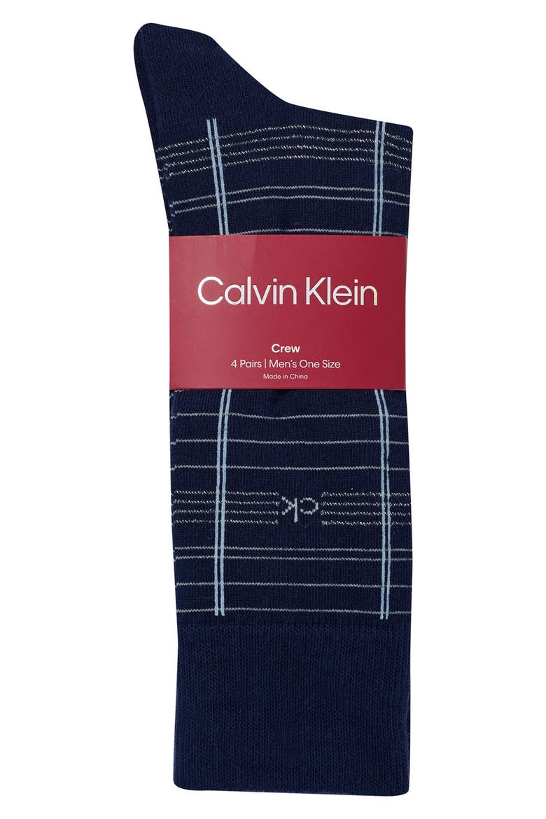 Assorted 4-Pack Dress Socks, Alternate, color, PEACOAT ASSORTED