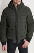 DKNY Zip Front Quilted Jacket