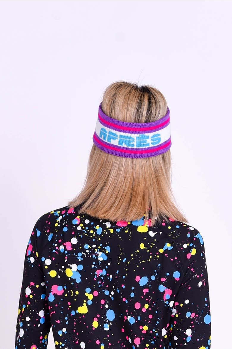 Après Headband - Purple, Pink & Blue, Alternate, color, Purple, Pink & Blue