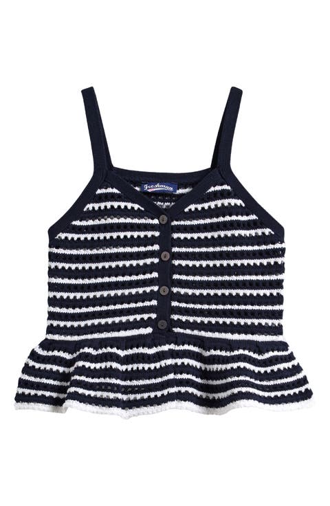 Kids' Stripe Knit Tank (Big Girl)