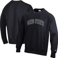 Champion Men's Champion Black Ohio State Buckeyes Reverse Weave Crewneck Sweatshirt
