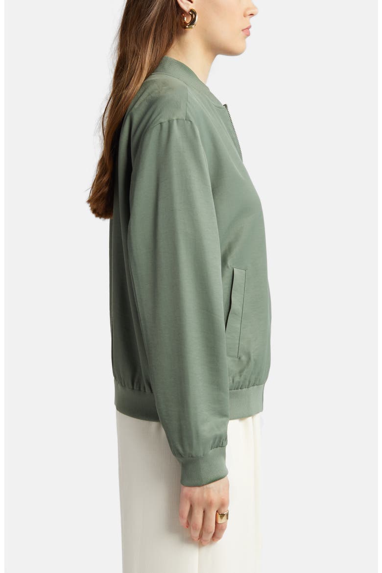 Bomber Jacket, Alternate, color, GREEN DUCK