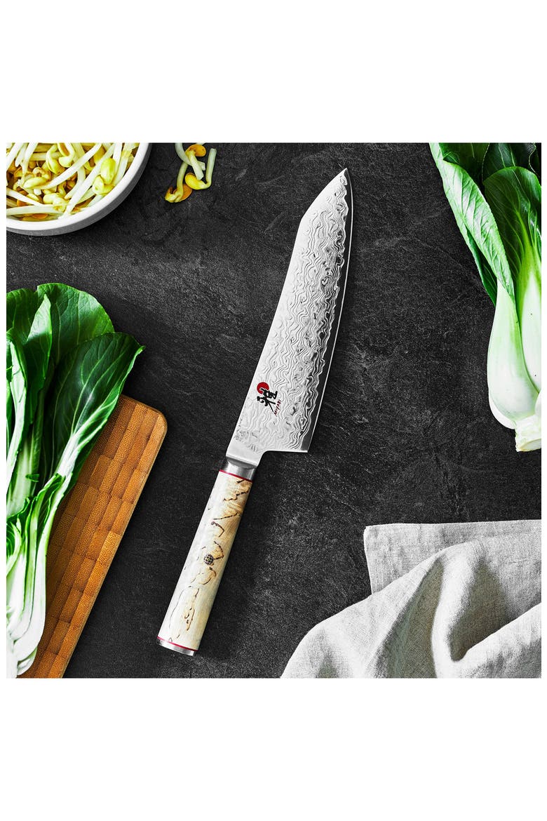Birchwood SG2 7-Inch Rocking Santoku Knife, Alternate, color, STAINLESS STEEL