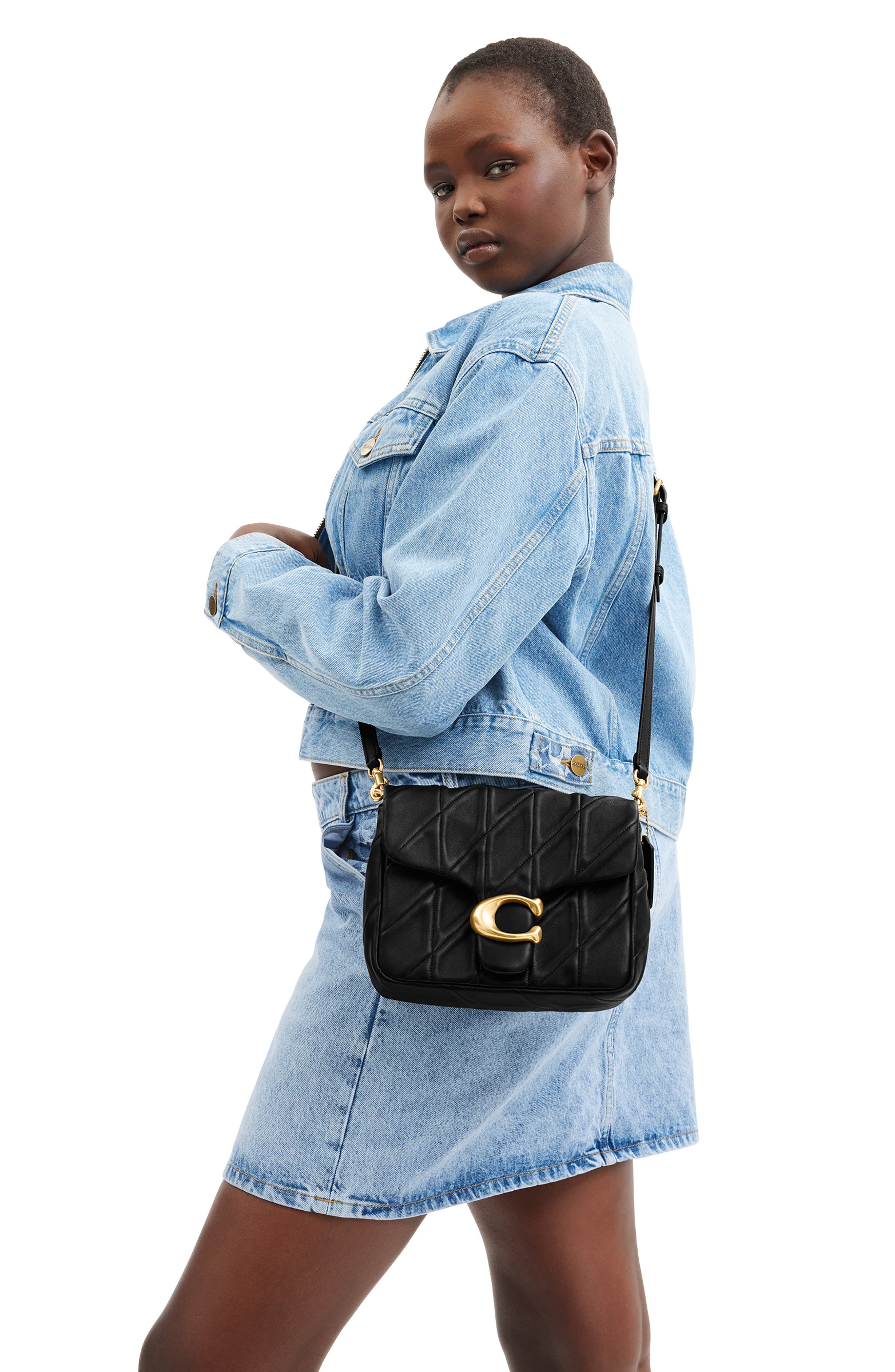 COACH Times Square Tabby Quilted Washed Leather Bag, Alternate, color, 