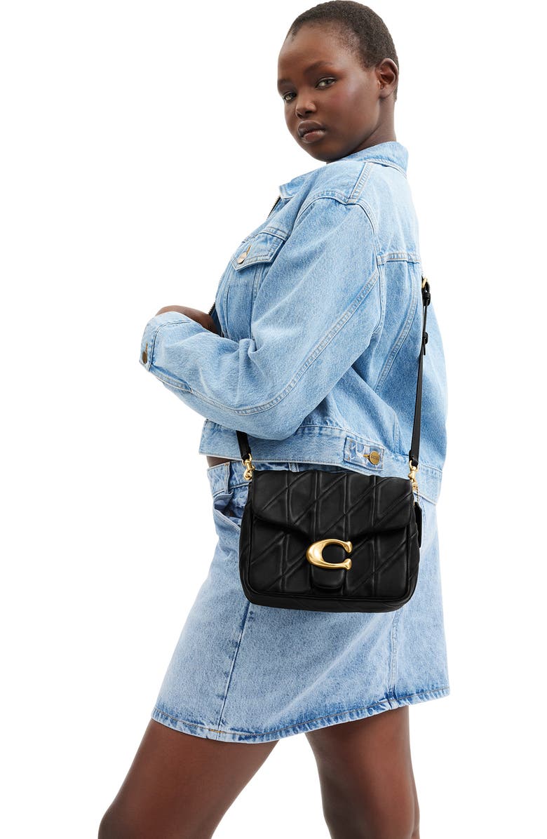 COACH Times Square Tabby Quilted Washed Leather Bag, Alternate, color,