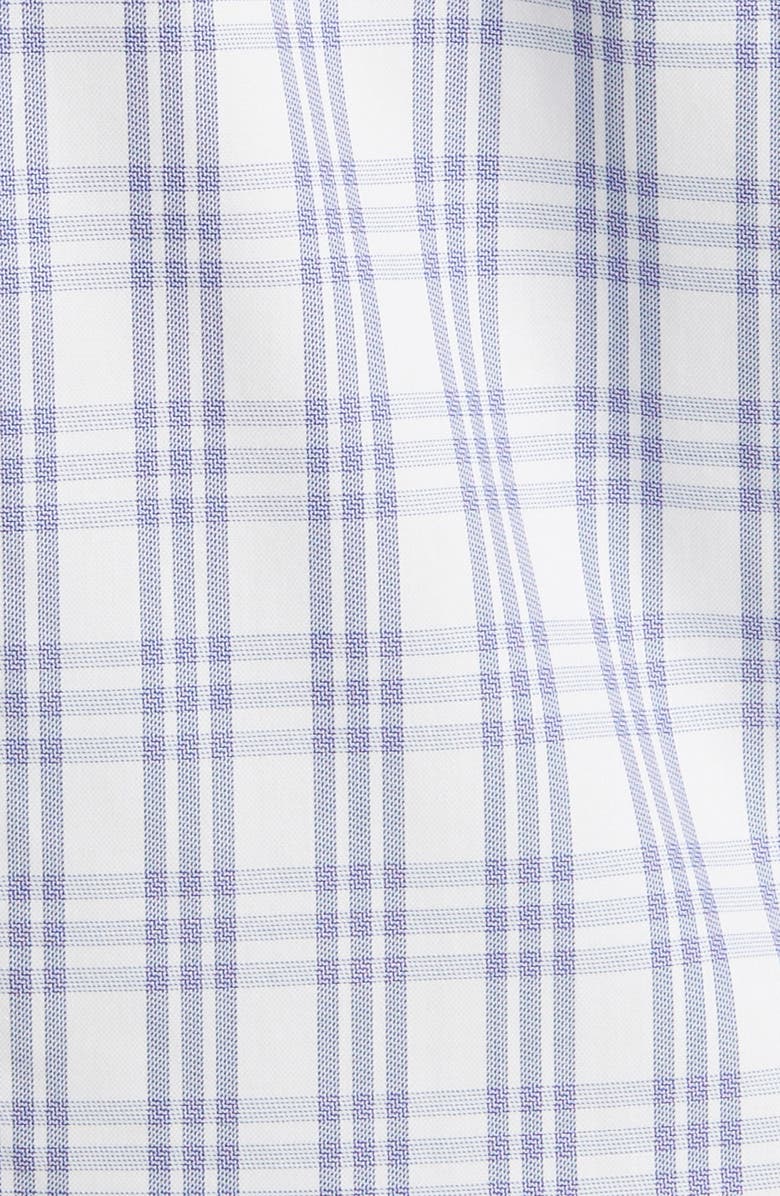 Nordstrom Tech-Smart Trim Fit Non-Iron Plaid Stretch Dress Shirt, Alternate, color,